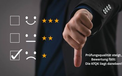 Qualität und KfQK-Bewertung gehen getrennte Wege!