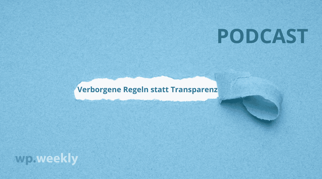 Podcast wp.weekly Dem WPV-Rentenmonopol entkommen.