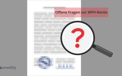WPV-Renteninfo – kein Beruhigungspapier